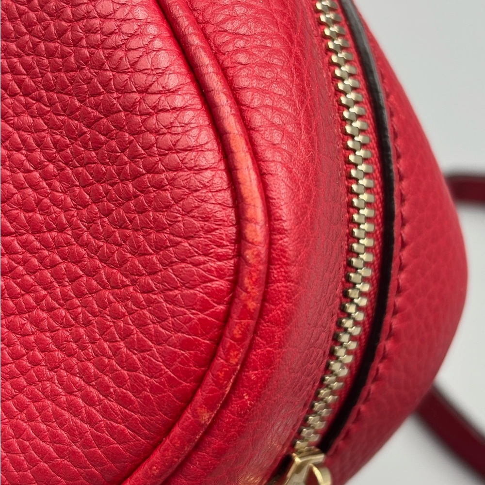 Gucci Soho disco red crossbody bag - Picture 11 of 13